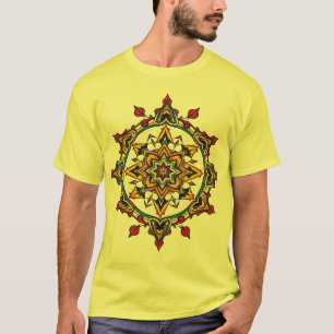 T-shirt Formes géométriques modernes Motif Vibrant Abstrai