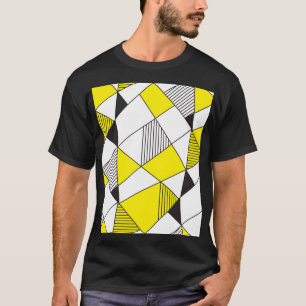 T-shirt Formes géométriques : Motif minimaliste sans coutu