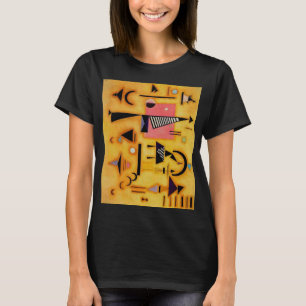 T-shirt Formes géométriques roses et incisives Abstraites 