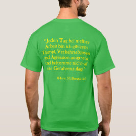 T-shirt Formule anti-verte