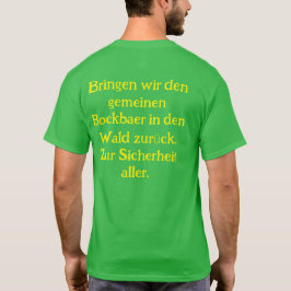 T-shirt Formule anti-verte