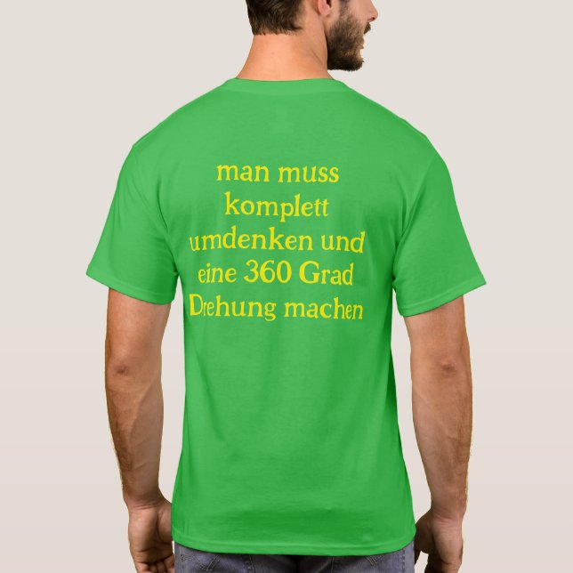 T-shirt Formule anti-verte (Dos)