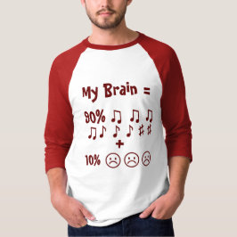T-shirt Formule Cerveau : Citation Drôle Raglan