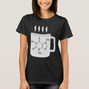 T-shirt Formule de chimie Caffeine Lover