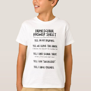 T-shirt Formule d'utilisation de Homeschool 2