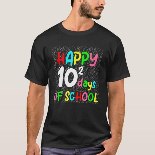 T-shirt Formule Math 100 Jours D'École Enseignants Math Ét (Devant)