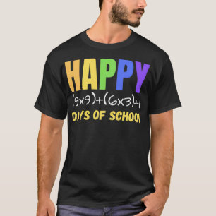T-shirt Formule Math Joyeux 100 Jours D'École