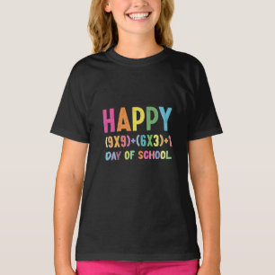 T-shirt Formule Mathématique 100 Jours D'école Drôle Prof 