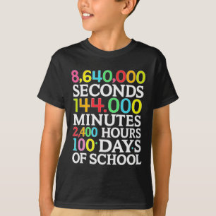 T-shirt Formule Mathématique 100 Jours D'école Prof De Mat