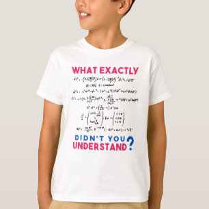 T-shirt Formule physique : blague