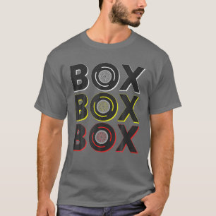 T-shirt Formule Racing boîte voiture boîte boîte radio app