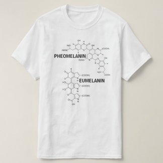 T-shirt Formule structurelle de mélanine