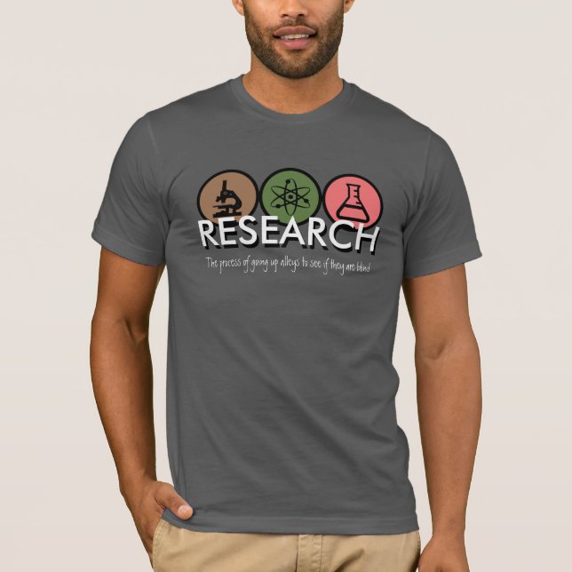 T - Shirt Forschung (Vorderseite)
