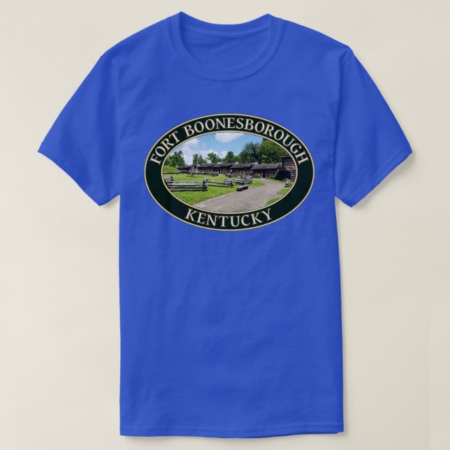 T-shirt Fort Boonesborough du XVIIIe siècle à Kentuc (Design devant)