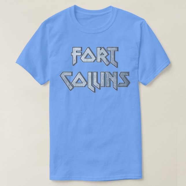 T-shirt Fort Collins CO (Design devant)