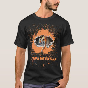 T-shirt "Fort comme un tigre