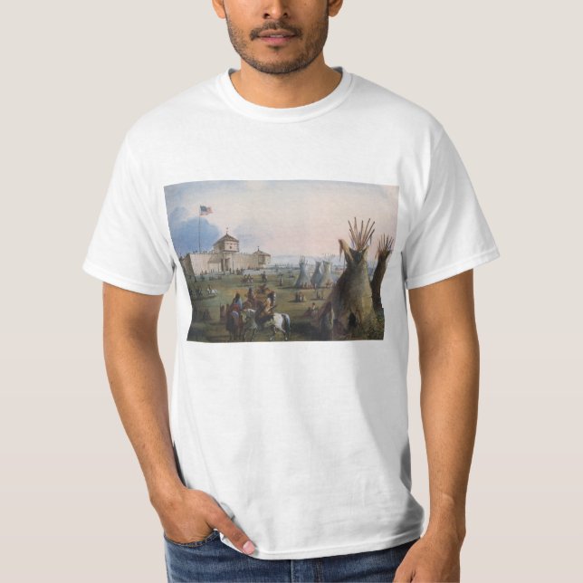 T-shirt Fort Laramie, Fort Sublette, Fort William, Miller (Devant)
