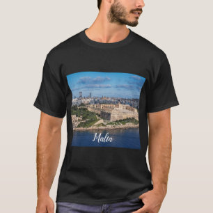T-shirt Fort Manoel et Sliema de La Valette, Malte