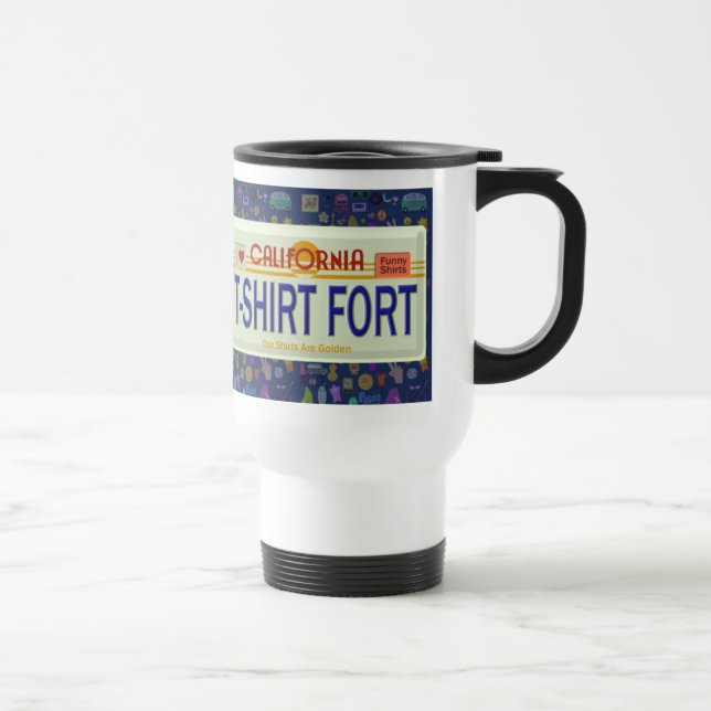 T - Shirt-Fort-Marken-Liebe Reisebecher (Rechts)
