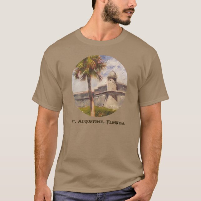 T-shirt Fort Saint Augustin - Castillo de san Marcos (Devant)