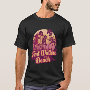 T-shirt Fort Walton Beach Floride Palmiers