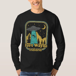 T-shirt Fort Wayne Indiana Chasseur d'ovni Alien 80 État F