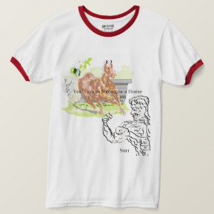 T-Shirt : Forte Comme Un Cheval