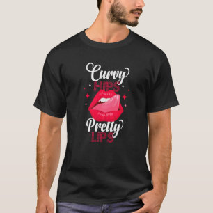 T-shirt Forte confiance des femmes ou des hanches courbées