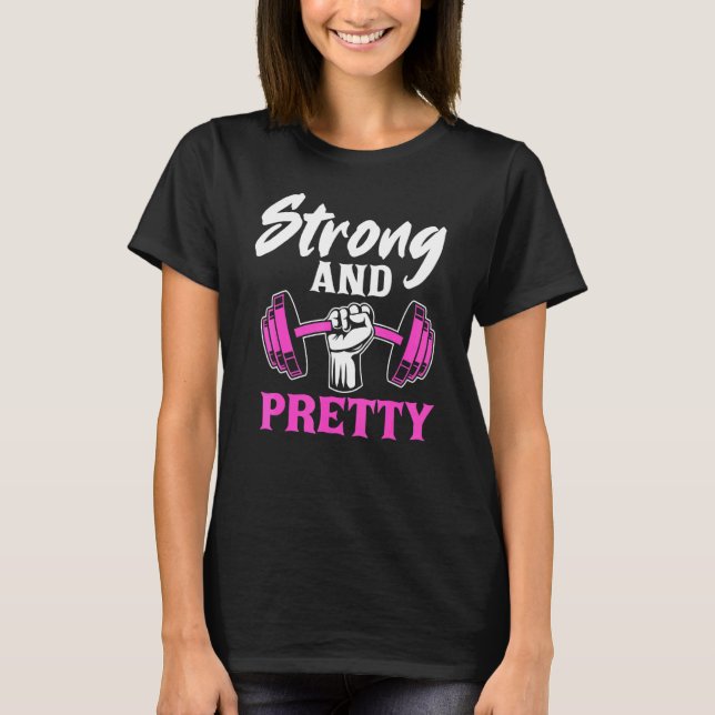T-shirt Forte Et Jolie Salle De Fitness Sport Lifting Body (Devant)