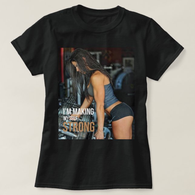 T-shirt FORTE - Motivation de l'entraînement des femmes (Design devant)