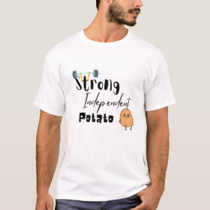 T-shirt forte pomme de terre indépendante