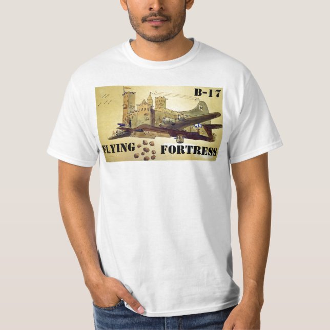 T-shirt Forteresse du vol B-17 (Devant)