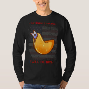 T-shirt Fortune Cookie Je Serai Riche Dire