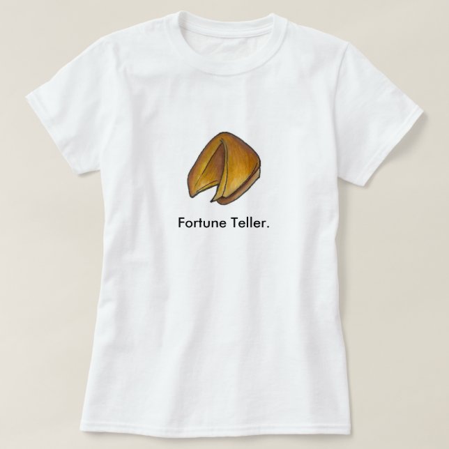 T-shirt Fortune Teller Chinois Restaurant Cuisine Cookie (Design devant)