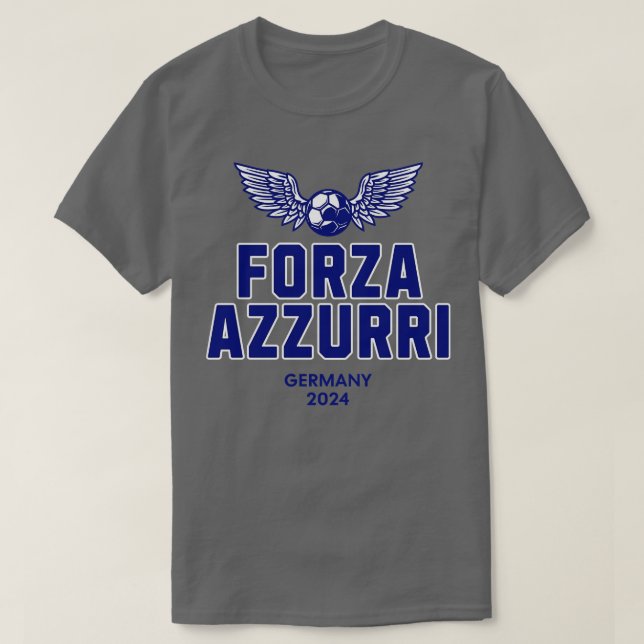 T-shirt Forza Azzurri Allemagne 2024 Euro (Design devant)