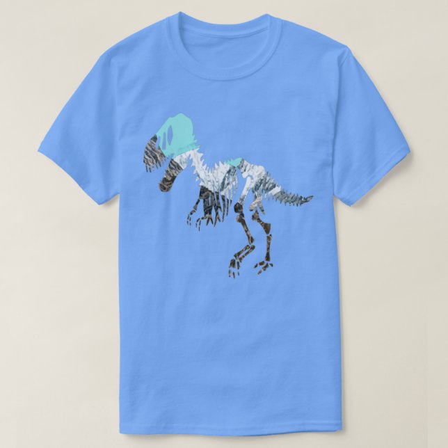 T-shirt Fossile de dinosaure de la Montagne Bleue (Design devant)
