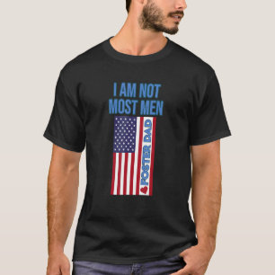 T-shirt Foster Papa Usa Drapeau Adopté Enfants Foster Care