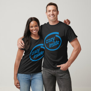 T-shirt Fou à l'intérieur