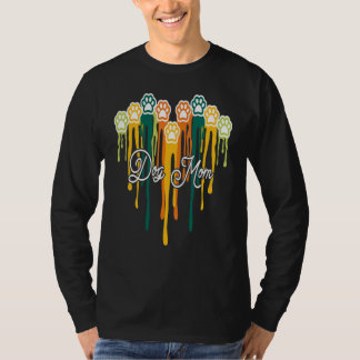 T-shirt Fou Chien Maman Vie Fête des Mères Empreinte T