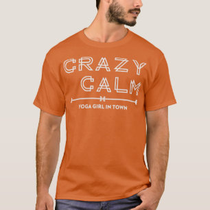 T-shirt Fou De Calme Yoga Fille En Ville