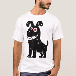 T-shirt Fou de chiens