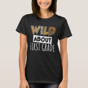 T-shirt Fou de la maîtresse de première année Retour à l'é