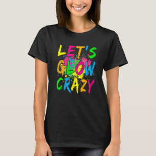 T-shirt Fou Fou Fou Fou Fou 80s Retro Costume Partie