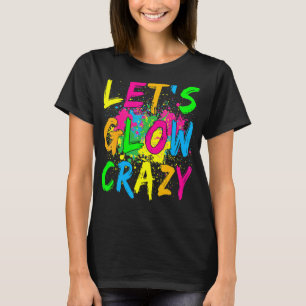 T-shirt Fou Fou Fou Fou Fou 80s Retro Costume Partie