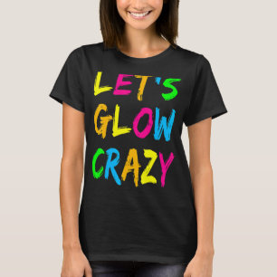 T-shirt Fou Fou Fou Fou Fou 80s Retro Costume Partie