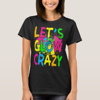 T-shirt Fou Fou Fou Fou Fou 80s Retro Costume Partie