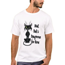 Fou, méchant et dangereux à connaître, chat noir
