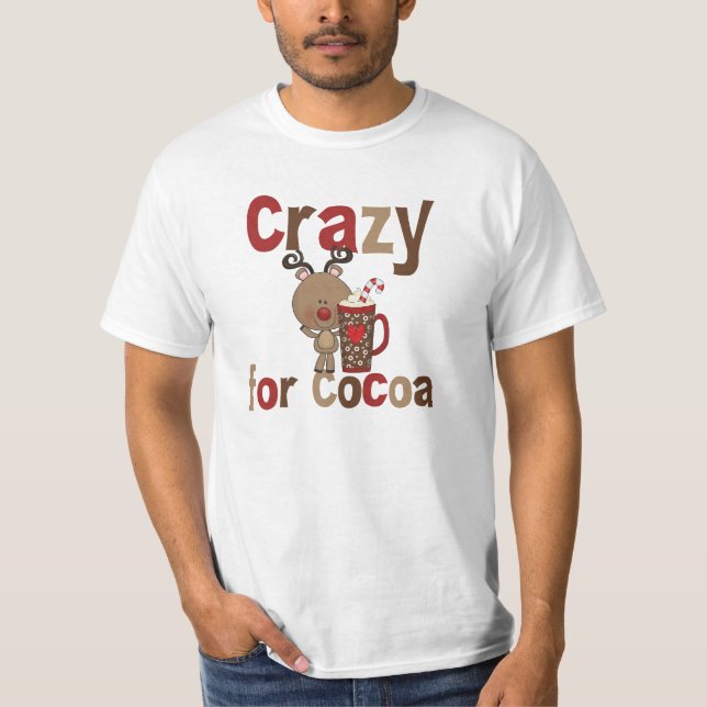 T-shirt Fou pour le cacao (Devant)