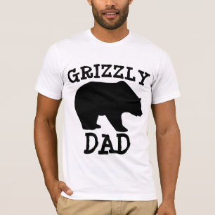 T-shirt FOU T-shirts, GRIZZLY BEAR PAPA