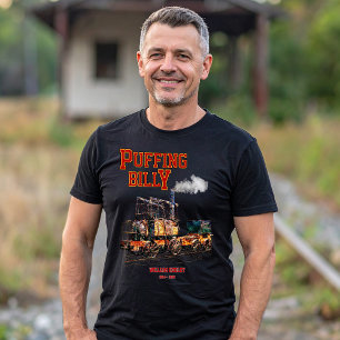 T-shirt Foudre Billy Steam Train Anglais Locomotive